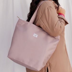 🆕 HERSCHEL SUPPLY CO Mica Tote Shoulder Bag in Ash Rose Dusty Pink